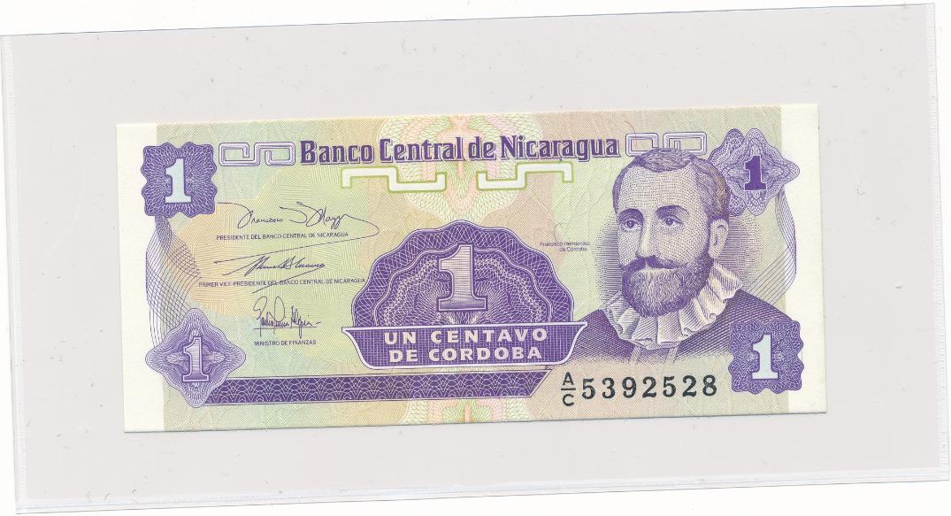 Nicaragua 1 centavo 1991