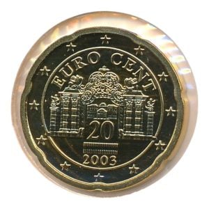 Oostenrijk 20 eurocent 2003