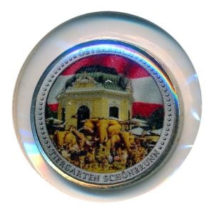 Oostenrijk 2 Euro jaar bewerkt - Dierentuin Schönbrunn