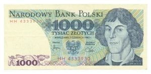 Polen 1.000 Zlotych 1982