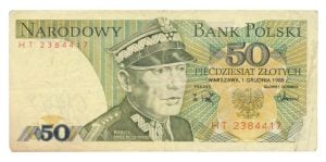 Polen 50 Zlotych 1988
