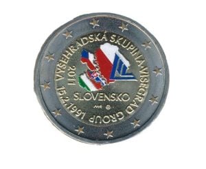 Slowakije 2 Euro 2011 gekleurd (2) - 20 jaar Visegrad