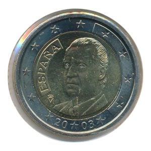 Spanje 2 euro 2003