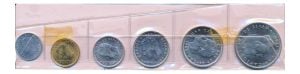 Spanje Pesetas muntset 1980 Spanje '82 FIFA World Cup serie