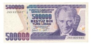 Turkije 500.000 Lirasi 1997