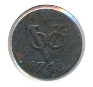 West-Friesland Duit (VOC) 1748
