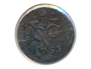 West-Friesland Duit (VOC) 1753