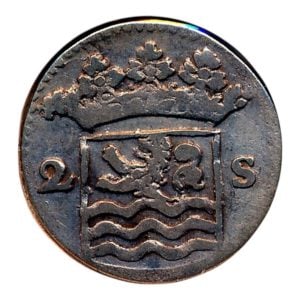 Zeeland 2 Stuiver 1733