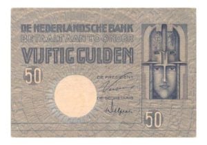 Nederland 50 Gulden 1930 Minerva
