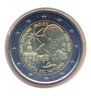 Vaticaanstad 2 Euro 2020 100e geboortedag Paus Johannes Paulus II