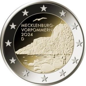 Duitsland 2 Euro 2024-willekeurige letter - Mecklenburg-Vorpommern