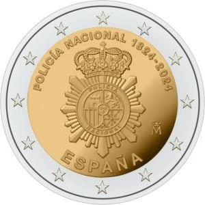 Spanje 2 Euro 2024 200 jaar nationale politie