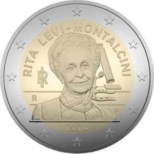 Italië 2 Euro 2024 Rita Levi-Montalcini