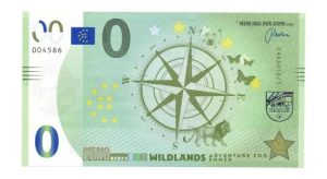 Nederland 0-Euro biljet Wildlands 2018 (1e druk)