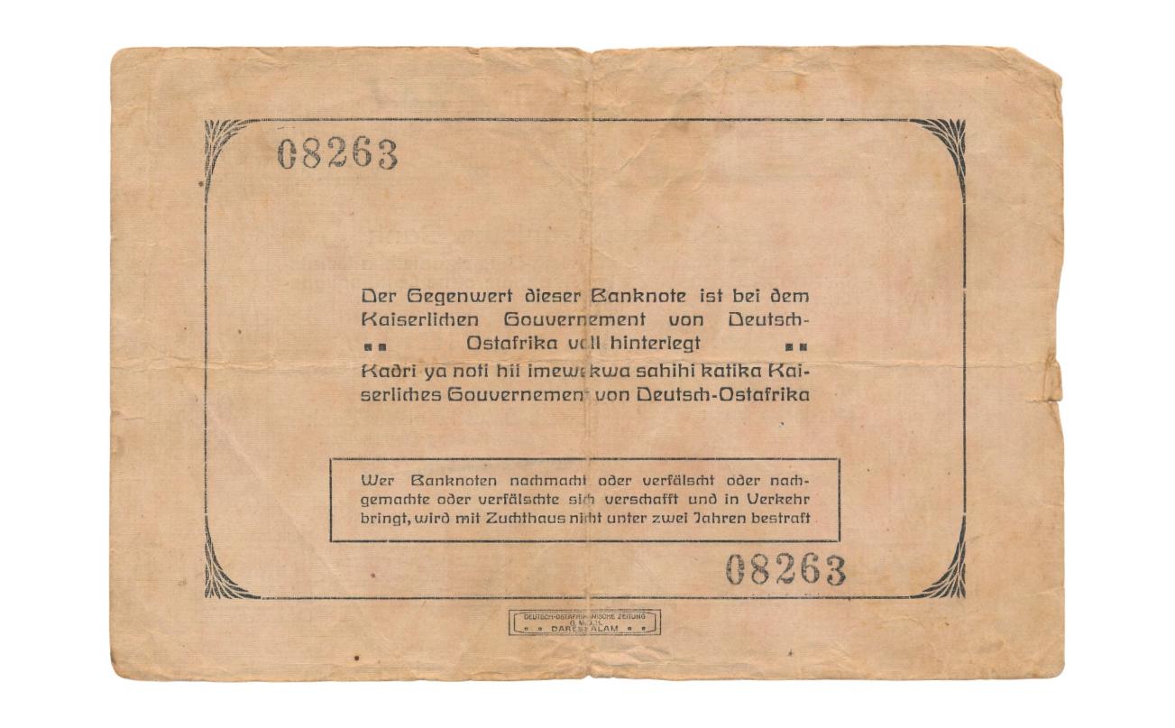 Duits Oost-Afrika 20 Rupien 1915 (Fraai+)