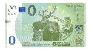 Duitsland 0-Euro biljet Eifelpark Wild und Freizeit, Gondorf