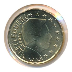 Luxemburg 20 eurocent 2004