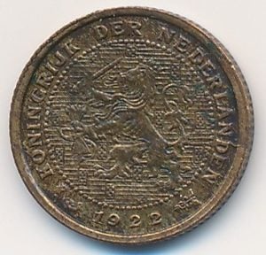 Nederland-halvecent-overslag-1922-Vz