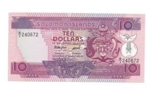 Salomonseilanden 10 Dollars 1986