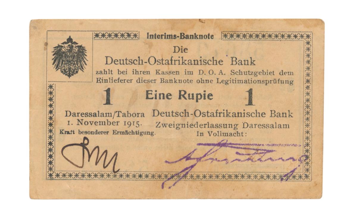 Duits Oost-Afrika 1 Rupie 1915