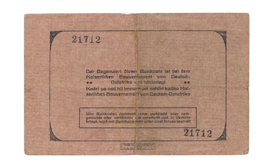 Duits Oost-Afrika 20 Rupien 1915 (Zeer fraai)