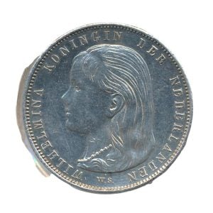 Nederland 1 Gulden 1897 Wilhelmina
