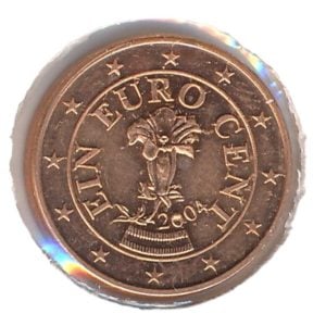 Oostenrijk 1 eurocent 2004