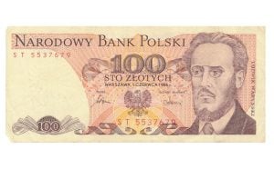 Polen 100 Zlotych 1986