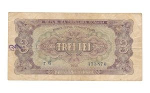 Roemenië 3 Lei 1952