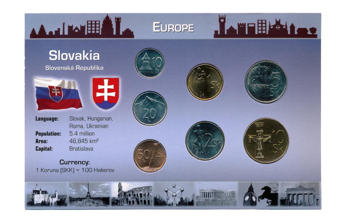 Slowakije Muntset Koruna/Halierov