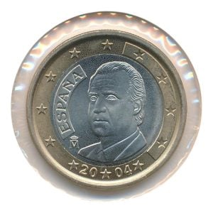Spanje 1 euro 2004