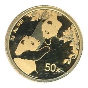 China gouden panda 3 gram 2023