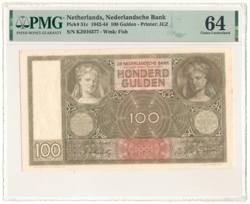 Nederland-100gulden-1942-44-PMG