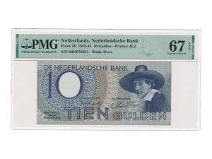 Nederland-10gulden-PMG67-1944