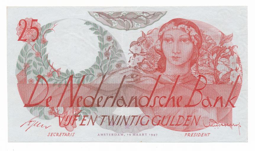 Nederland-25gulden-1947