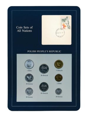 Polen Zlotych/Groszy Coin Sets of All Nations (donkerblauw)