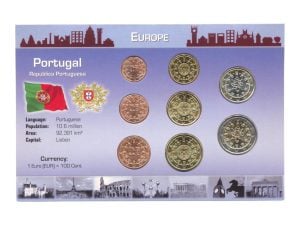 Portugal Muntset Euro/Cent incl. Certificaat