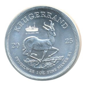 Zuid-Afrika 1 ounce zilver 2025 SS Tilawa