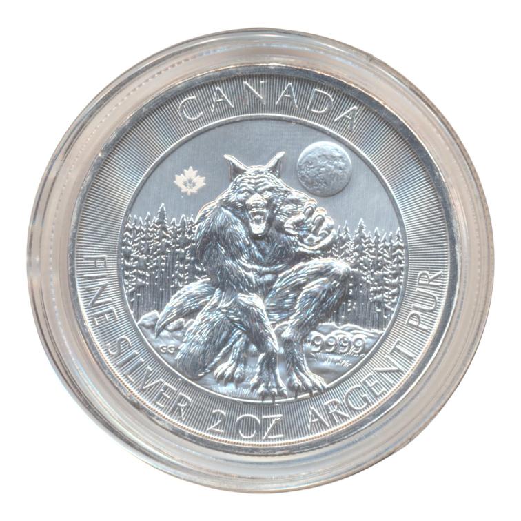 Canada 2 ounce zilver 2021 Werewolf