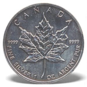 Canada 1 ounce zilver 1991 Maple leaf