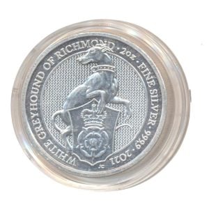 Verenigd Koninkrijk 2 ounce zilver 2021 White Greyhound of Richmond