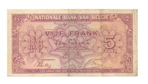 België 5 Frank 1943