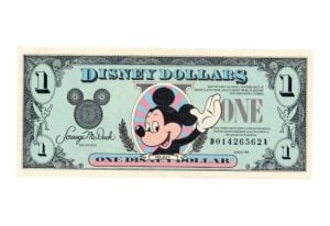 Verenigde Staten 1 Disney Dollar 1990