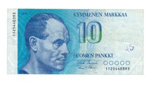 Finland 10 Markkaa 1986