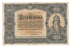 Hongarije 1.000 Korona 1920