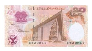 Papoea Nieuw Guinea 20 Kina 2008