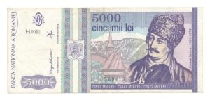 Roemenië 5.000 Lei 1993