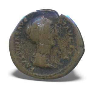 Romeinse Rijk Keizerin Faustina As 147-176