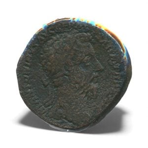 Romeinse Rijk Keizer Marcus Aurelius Sestertius 161-180