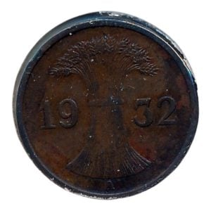 Duitse Rijk 1 Pfennig 1932 A